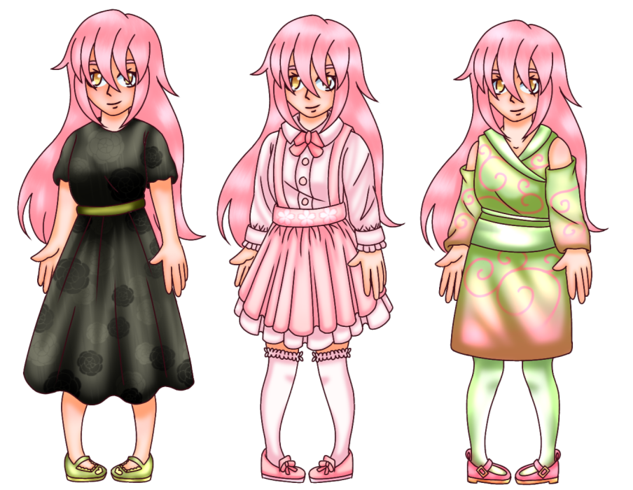 Without Jacket (first outfit)